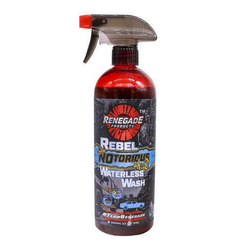 Rebel NOtorious H2O Waterless Wash - a2 Detail Supply Co.